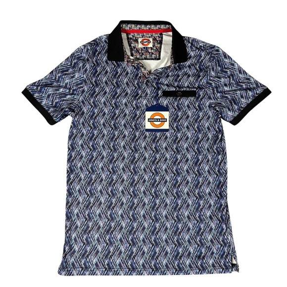 Jermyn & Bond Other - Jermyn & Bond Men's Button Down Short Sleeve Polo Shirt Purple Small NWT New